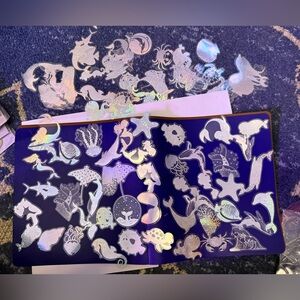 PET/ MO-CARD Holographic Ocean Life Stickers